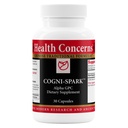 健康上の懸念Cogni-Spark - メモリ、フォーカス、およびメンタルクラリティのための脳サポート - 認知症、神経機能と長寿のためのアルファGPCコリンサプリメント - 認知健康フォーミュラ - 30カプセル