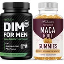 SMNutrition Maca Root Gummies & 300mg DIM テストステロンとパフォーマンスのサポートのための男性のためのサプリメント | 侵食する Maca Gummies 複合体 (30 人のためのダイムコンプレックスと (60 人前)