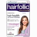 Wellwoman Hairfollic supplements with Advanced Hair Nutrition formula for Women with Biomarine collagen complex,Biotin &Zinc that support hair growth & maintain healthy hair|30 Nonveg tablet,200 grams
