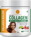 Glowsik Plant Based Collagen Builder Powder | Herbal Collagen Booster for Skin Brightening, Anti Ageing Support, Hair Growth & Bone Strength | Fruity Nutrient Blend | Dietary Supplement for Men & Women (300 Grams)