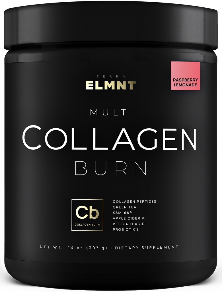 ELMNTの女性のw. Probiotics、Hyaluronic酸、Apple C Vinegar、KSM66の減量のためのBiotin+の優れたColagenoの多コラーゲン蛋白質の粉、脂肪質のバーナー、毛、皮+ (R-Lemonade)