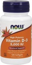 NOWのビタミンD-3 5,000 IU、120のSoftgels
