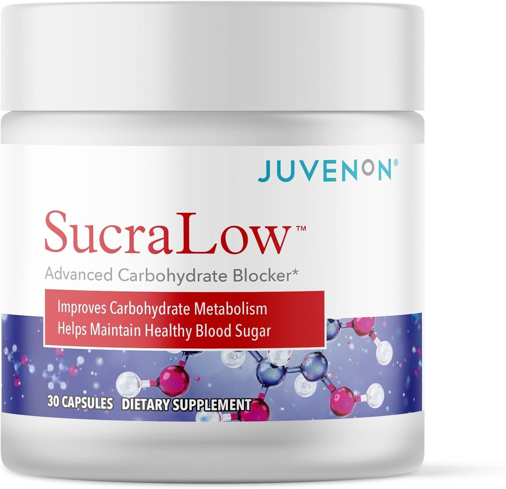 Juvenon Surcalow | 毎日の炭水化物サポート・死亡 | 代謝・エネルギーサプリメント | 30カプセル