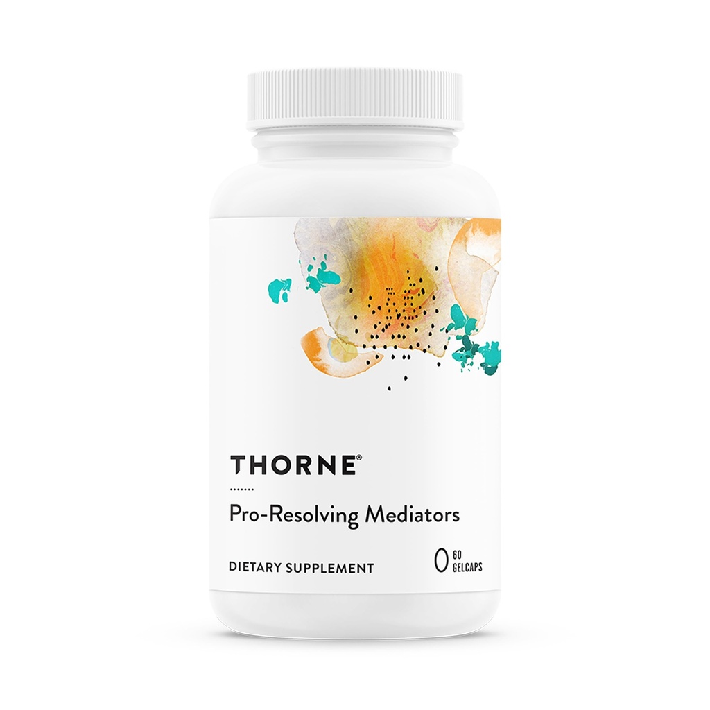 THORNE - Pro-Resolving Mediators - EPAとDHAの事前解決メディエーターを組み合わせる - バランスの取れた応答と健康な脳構造をサポート* - 60ゲルキャップ