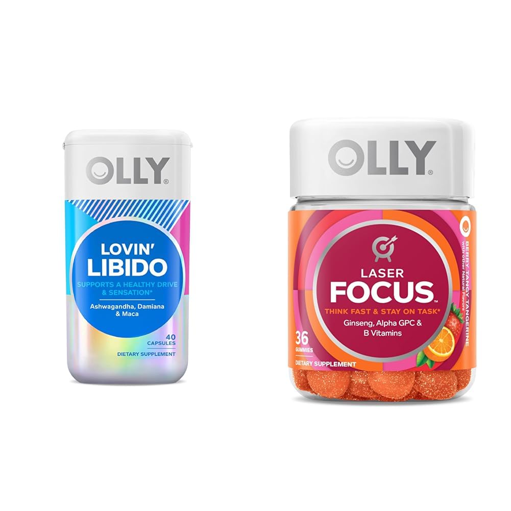 女性のためのOLLY Lovin Libidoのカプセル、Ginsengのレーザーの焦点のグミ、36の計算