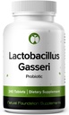 Lactobacillus Gasseri Probiotic Supplement 240は、男性と女性のための3つのBillion CFU Probioticsは、腸消化管と腸の健康をサポート(240、Lactobacillus Gasseri)