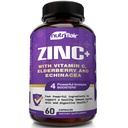 NutriFlair亜鉛50mg - ビタミンC、Elderberry、EchinaceaのPurpureaのエキス、亜鉛Oxide - picolinate、クエン酸塩、酸化物と比較して下さい - 4つの免疫の防衛が付いている完全な免疫サポート方式の丸薬