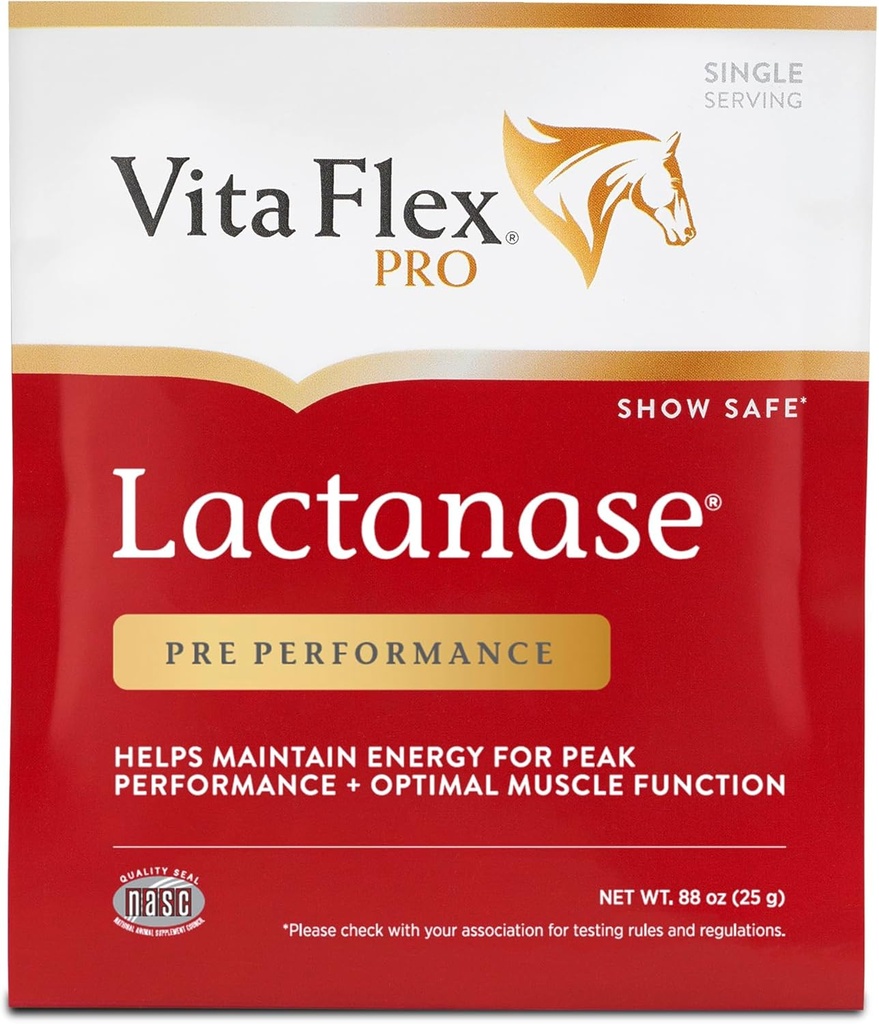 Vita Flex Pro Lactanase Pre Performance, show safe* muscle and metabolism support