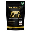 NAKPRO NUTRITION Gold Whey Protein Concentrate & Isolate 1kg Malai Kulfi flavour | 25.5g Protein, Trustified Certified