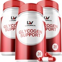 3つのパック-Glycogenサポート、Glycogenの制御高度の方式、Glycogenのカプセル、強力な原料、90日のためのびんごとの30カプセルとのGlycogenの苦境