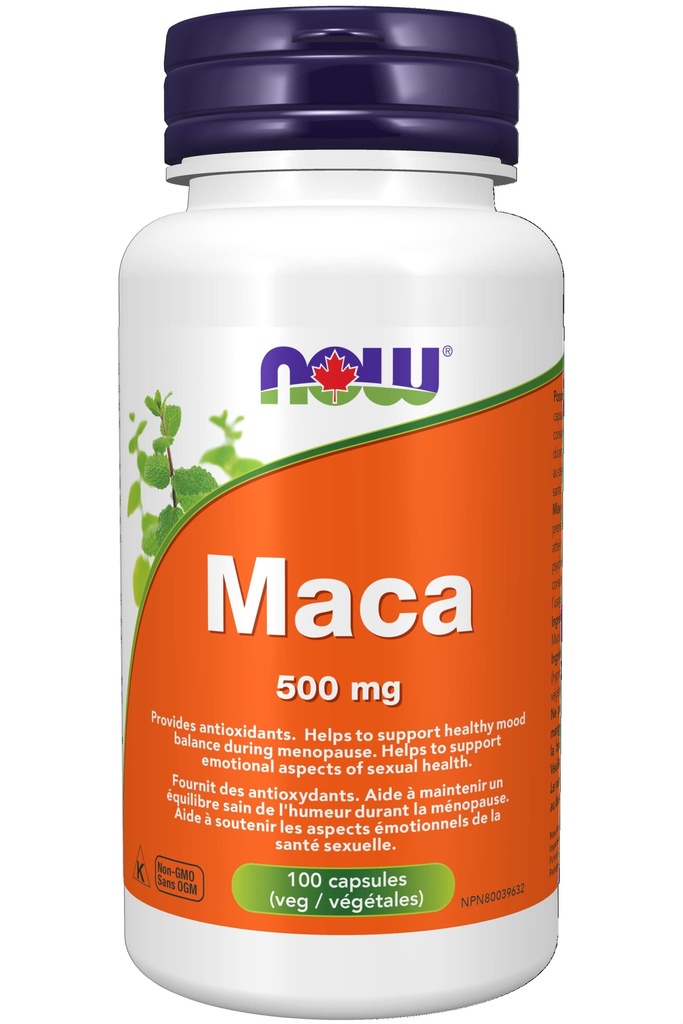 Now Foods Maca 500Mg 100Vcap