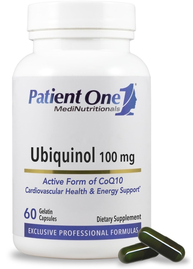 患者 1 の Ubiquinol 100 の mg | 心および管の健康を支える補足* | 活動的な酸化防止の形態 CoQ10   60 のカプセル