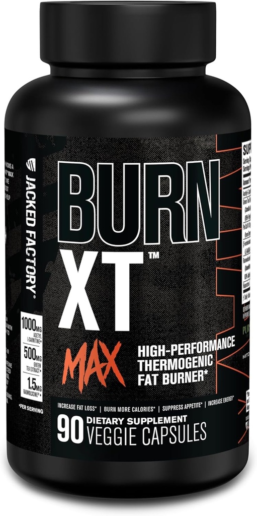 Jackedの工場は最高XT-高性能のThermogenic脂肪バーナー及び減量w/PurCafの有機性カフェイン、MitoBurn、緑茶、アセチルLのカルニチン及び多くのための食欲抑制剤- 90のカプセルを燃やしました