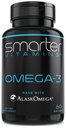 SmarterVitamins Omega 3 魚油, ストロベリー風味, ブルプレス, 味のない, 2000mg, DHA EPA トリプル強度, AlaskOmega® 製