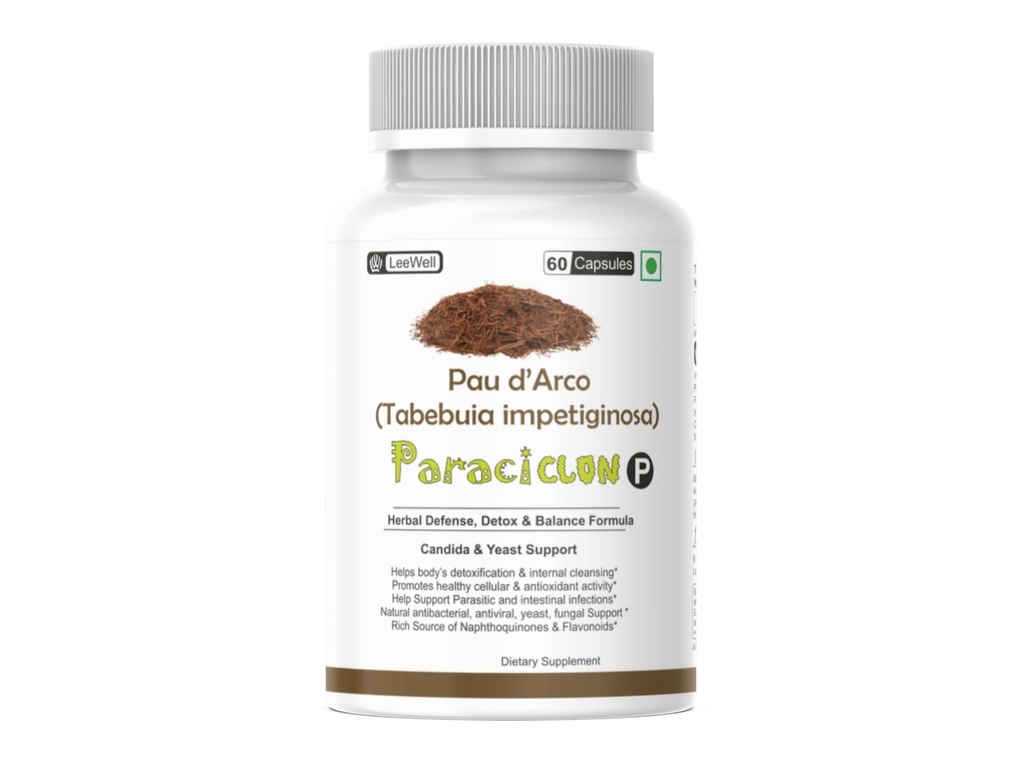 Paraciclon -P Pau d'Arco Supplement, 60 Capsules, 525mg per Capsule
