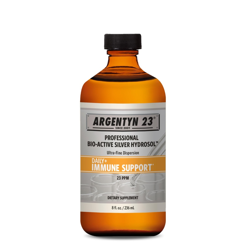 Argentyn 23の専門の免疫サポート-コロイド銀、生物活動的な銀のHydrosol、23のppmの液体のねじれの上、8 Fl Oz (236のmL)