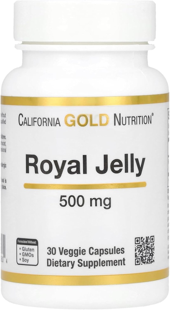 カリフォルニアゴールド栄養ロイヤルゼリー、500mg、30ベジギーキャップ