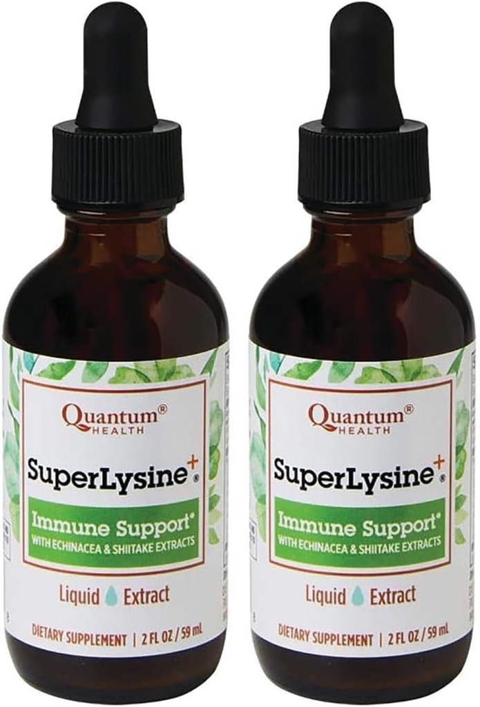 Quantumの極度のLysine+の液体のエキス2のflのoz (59のml)液体(2のパック)