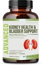 Kidney Cleanse Detox & Repair and Bladder Support - Kidney Restore for Chanca Piedra,Cranberry, Juniper Berries for Kidney Detox and Bladder Health.60 日 供給