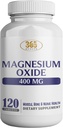Magnesium 400mg [High Potency] Supplement – Magnesium Oxide for Immune Support, Muscle Recovery, Leg Cramps and Relaxation 120 Tablets-USA Made
