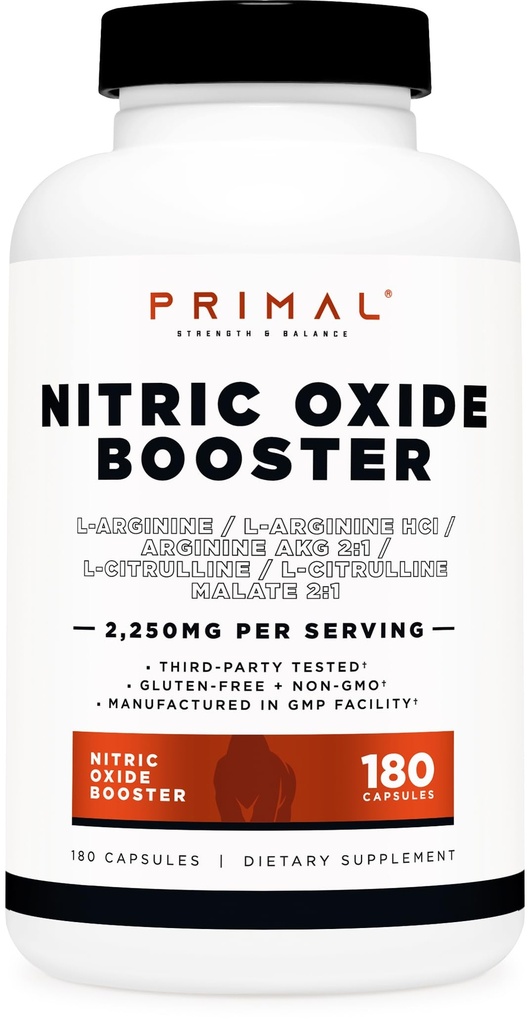 プリマルニトリク酸化物ブースター(2,250mg/サービング) - 60 のサービング