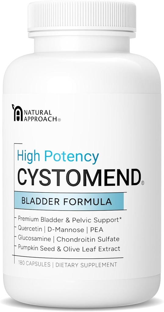 Bladder & Pelvic Discomfort Formula (High Potency) - Supports Less Flares & Urgency* - Premium Bladder Support for Women & Men - USA Manufactured & Third-Party Tested - 180 Capsules