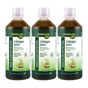 Vansaar 45+ Collagen Juice - 500 ML*3 | Collagen Beauty Supplement for Women & Men with Vitamin C, Amla and Sea Buckthorn | For Healthy Skin & Hair, Anti-Aging | 100% Plant-Based Collagen Builder