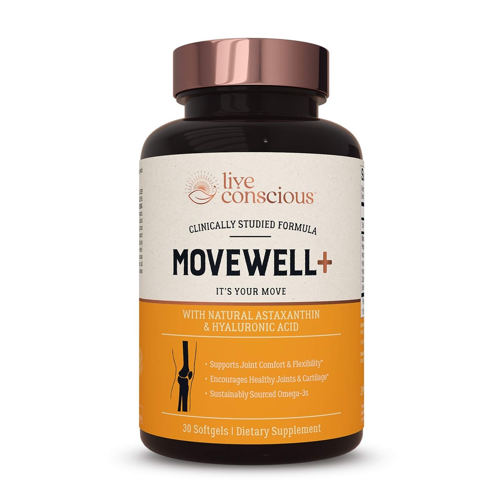 生きている意識の関節の健康の補足-MoveWellプラスのAntarctic Krillオイル、自然なアスタキサンチンおよびHyaluronic酸  Outperformsのグルコサミン