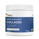 SKS Skin Radiance Marine Collagen Supplement (Orange,200g)|Vitamin C,E,Sodium Hyaluronate|For Healthy Skin, Hair & Nails, powder,1 count,25 Servings