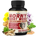 BMVINVOLの角質のヤギはマカ、Tribulus、Ginseng、Ashwagandha、Tongkatアリ-供給のための4か月の120のカプセルのための人そして女性のために編まれる