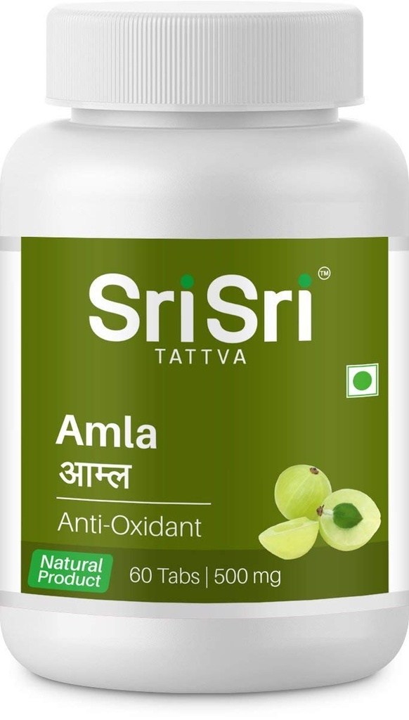 Sri Sri Tattva Amla Tablet, 500mg (Pack of 4)