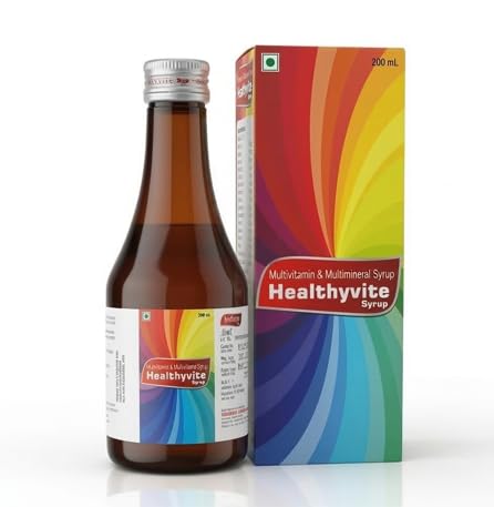 Healthy-vitee Multivitamin and Multimineral Syrup, 200 mL, Liquid Form