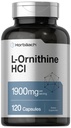 ホアハチ L オルニチン HCl | 1900mg | 120 カプセル | 非GMO & グルテンフリーサプリメント