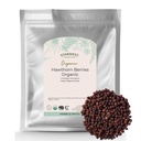 Starwest Botanicals Organic Hawthorn Berries 全乾燥ロースリーフハーブティー、ジャム、ハーブエキス、天然消化サポート、認定コーシャ、非GMO - バルク1ポンドバッグ
