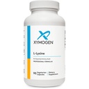 XYMOGEN L-Lysine 1000mgカプセル - コラーゲンの合成をサポートするアミノ酸サプリメントは、アルギニン(90カプセル)の高い摂取量にバランスを提供します