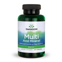 スワンソンマルチとミネラル毎日の男性の女性のマルチビタミンマルチミネラル健康サプリメント250カプセル(キャップ)
