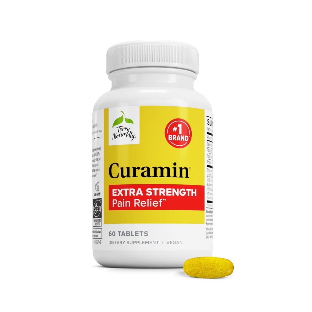 テリー自然にCuraminの余分強さ-健康な循環サポートのためのCurcumin及びボスウェリアの補足-接合箇所、筋肉健康及びendorphinの生産を支えるTurmericの補足- 60のタブレット