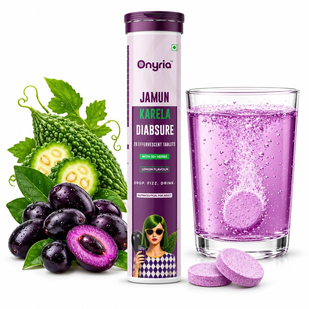 Onyria Jamun Karela fizz Tablets (10 days pack)