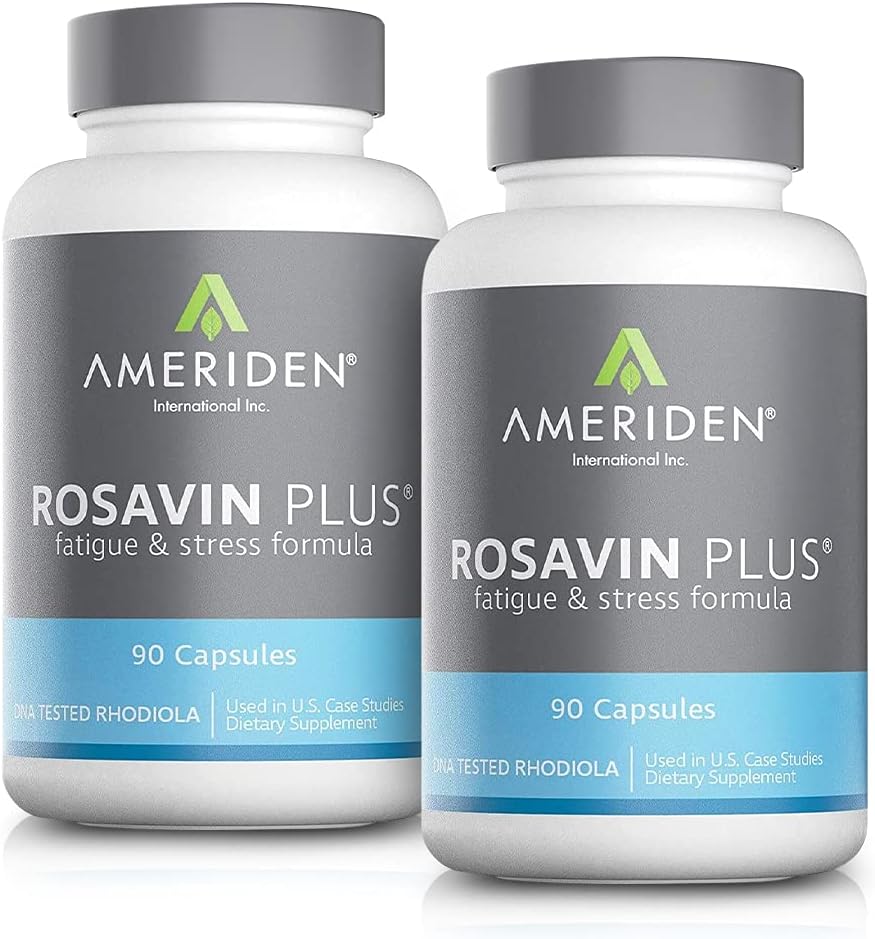 Ameriden International Inc Rosavin Plus 90カプセル(2のバンドル)