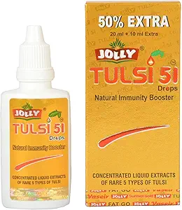 ジョリー・トルシ 51 ドロップ 21 ML 0.71 fl. oz | 濃縮液体抽出物 5 タイプのレア・チュラシの聖バジルをリフレッシュ タルシ・ティー