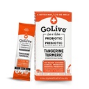 女性、男性、子供のためのGoLive PrebioticおよびProbiotic。 タンジェリンのTurmericのSynbioticの粉w/L-グルタミン、ビタミンD3の電解物。 腸の健康、消化、代謝、免疫15-50B CFUsのため。