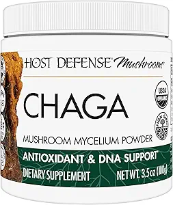 Host Defense Chaga Powder - Immune System Support Supplement - Chaga Mushroom Powder for Antioxidant Activity Support - Dietary Mushroom Supplement - 3.5 oz (66 Servings)*