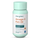真のグレースオメガ-3魚油 - 180 Softgels - 1400 mg EPA + DHA - 脳、心臓、関節と免疫の健康 - 有機、グルテンフリー、大豆無料