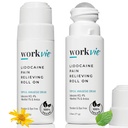 痛みの軽減のクリーム2pkの最高の強さのリドカイン ロール - Arnica、Menthol、アロエVera -筋肉および接合箇所のための痛みの軽減 - 敏感な皮の友好的