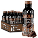 Jocko Mölk 30gの草の餌の蛋白質の揺れ–加えられた砂糖の蛋白質の飲み物のKETOの友好的–飲み物12 FL Oz (12のパッケージ)のチョコレートへの準備