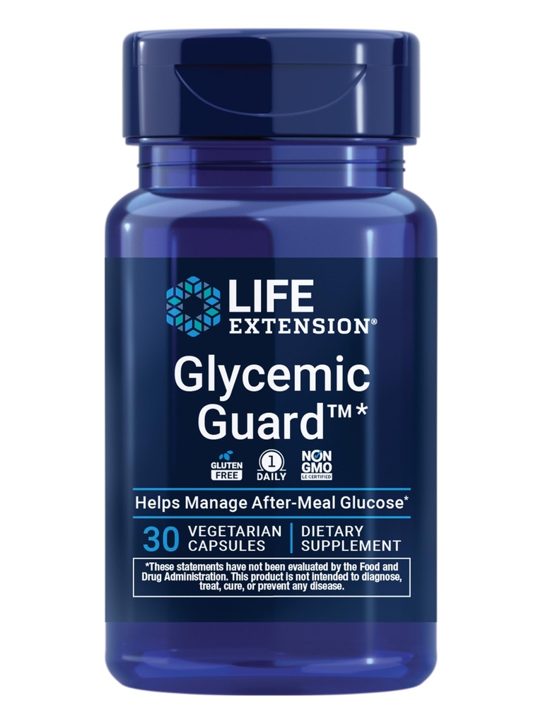 Life Extension Glycemic Guard™, Clove Extract, Maqui Berry (Aristotelia chilensis), Helps Maintain Already Healthy glycemic Balance, Vegetarian, Gluten-Free, 1-Daily, Non-GMO, 30 Capsules