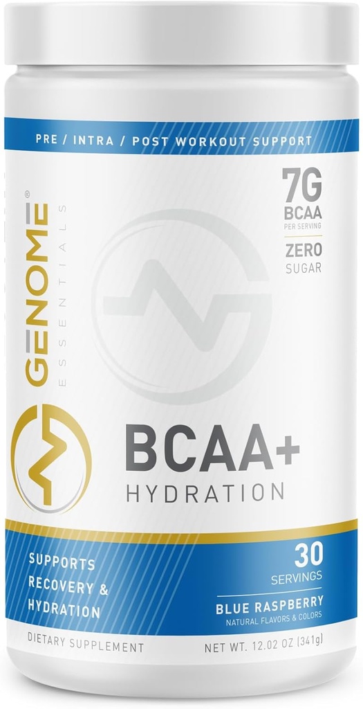 BCAAパウダー+ハイブリッド電解液フォーミュラ | 7G BCAA、2.5G サービングあたりの電解液 | 筋肉の回復とサポート | 非GMO、グルテンフリー、ケトフレンドリー、ゼロシュガー | 天然風味 | 30 サービング
