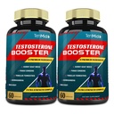 60capsのテストステロンの2パックは人のためのブースターを補います、10000mg -自然なスタミナ、持久力及び強さの補足-筋肉建物の成長、増加の性能、エネルギー