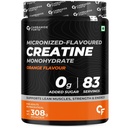 Carbamide Forte Creatine Powder | Creatine Monohydrate Powder 308g Orange Flavor For Lean Muscle, Strength & Energy | Gym Supplements For Men & Women- 308g