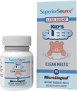 優秀な源の子供の睡眠の洗剤-子供のための優れた睡眠の補足-Melatonin、L-Theanine及びGABA -より少ない砂糖-非GMOのグルテンフリー- 90のMicroLingualの即刻の溶媒